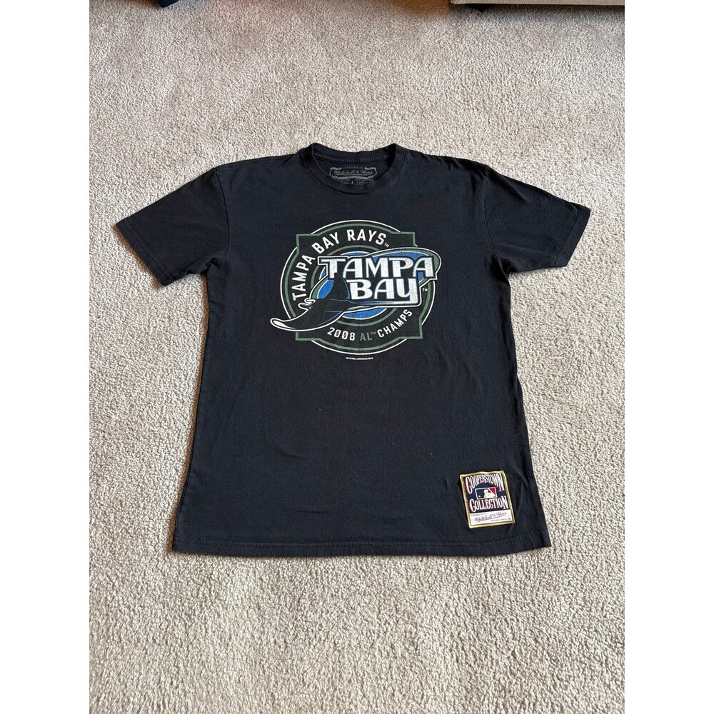 Tampa Bay Rays Mitchell and Ness Men’s Graphic Tee Size Large